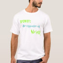 Zoek naar ironie tshirts Stom