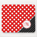 Zoek naar rood zwart wit muismatten Voor haar