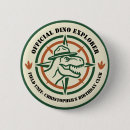 Zoek naar dinosaurus buttons Prehistorisch