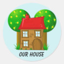 Zoek naar cartoon huis stickers Elk persoon
