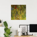 Zoek naar bloementuin posters Gustav klimt