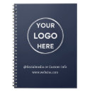 Zoek naar zakelijke notitieboeken Aangepaste logo