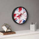 Zoek naar union jack klokken Rood