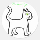 Zoek naar groen oog stickers Kat