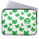 Zoek naar kikker laptop sleeves Groen