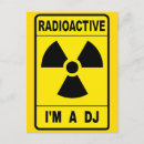 Zoek naar radioactief briefkaarten Voorzichtigheid