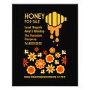 Zoek naar imker posters Pure rauwe honing