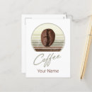 Zoek naar koffiebonen briefkaarten Cappuccino