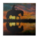 Zoek naar cowboy tegels Zonsondergang