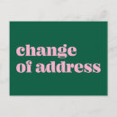 Zoek naar adreswijziging briefkaarten Minimalistisch