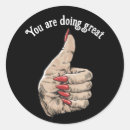 Zoek naar duimen omhoog stickers Aanmoediging
