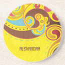 Zoek naar motief onderzetters Geel