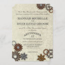 Zoek naar steampunk gears uitnodigingen Modern