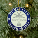 Zoek naar miami ornamenten Souvenir