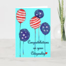 Zoek naar burgerschap briefkaarten Amerikaanse vlag