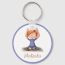 Zoek naar yoga leraar sleutelhangers Paars