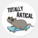 Zoek naar grappige ratten stickers Schattige rat