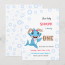 Zoek naar grappige haai uitnodigingen Oceaan