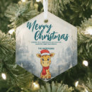 Zoek naar grappige giraffen ornamenten Xmas