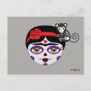 Zoek naar dood briefkaarten Dia de los muertos