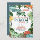 Zoek naar tyrannosaurus uitnodigingen Jongen