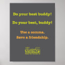 Zoek naar punctuatie posters Schrijver