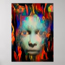 Zoek naar gezicht schilderen posters Portret