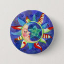 Zoek naar maan gezicht buttons Rood
