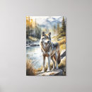 Zoek naar wilde honden kunst Schilderij