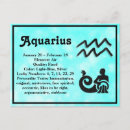Zoek naar teken briefkaarten Aquarius