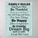 Zoek naar regels familie posters Motivatie