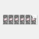 Zoek naar zebra bumperstickers Girly