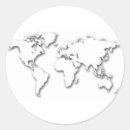 Zoek naar wereldkaart ronde stickers Aarde