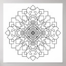 Zoek naar symmetrie posters Geometrie