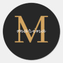 Zoek naar monogram ronde stickers Initiële