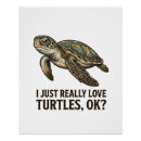 Zoek naar grappige schildpad posters Zee