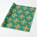 Zoek naar fleur de lis cadeaupapier Groen