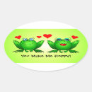 Zoek naar cartoon kikker stickers Groen