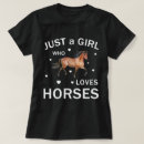 Zoek naar paard meisje tshirts Schattig