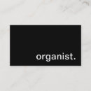 Zoek naar organist visitekaartjes Muzikant