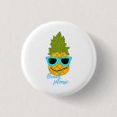Zoek naar grappige ananas buttons Zomer