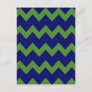Zoek naar zigzag patroon briefkaarten Groen