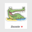 Zoek naar krokodil cartoon stickers Alligator