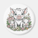 Zoek naar varkens magneten Bloemen