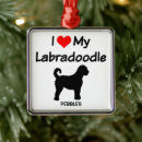 Zoek naar labradoodle ornamenten Zwart