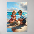 Zoek naar zandkasteel posters Beach