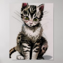 Zoek naar katten cartoon posters Kitten