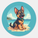 Zoek naar herders stickers Duitse herder puppy