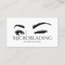 Zoek naar permanent makeup visitekaartjes Wenkbrauwen