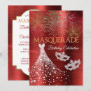 Zoek naar sweet sixteen masquerade uitnodigingen Glitter